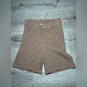FREE PEOPLE BEACH pull on ribbed knit shorts size XS
